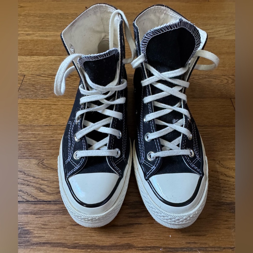 CONVERSE Chuck Taylor All Star 70 unisex Black High Top Sneakers Size 6.5W/4.5M